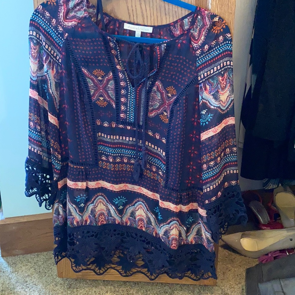 Daniel rainn multi colored  blouse